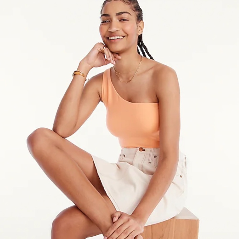 J. Crew NWT FormKnit One-Shoulder‎ Tank